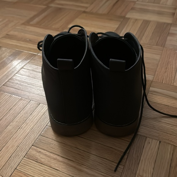Men’s toecap boots black/dark grey - Picture 3 of 3